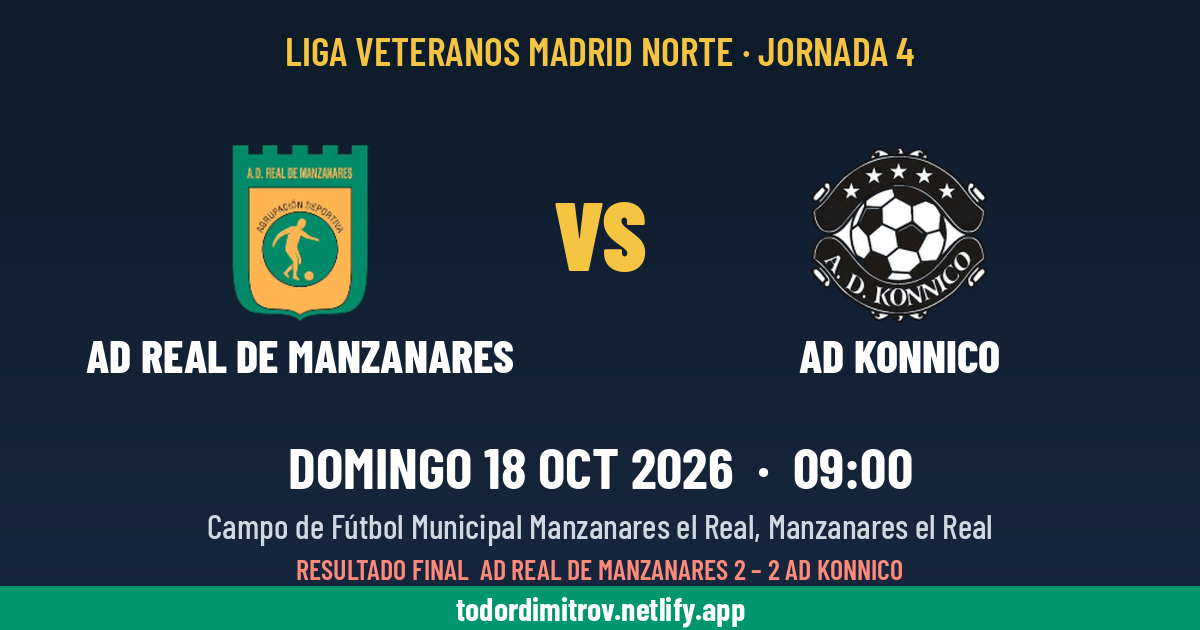 AD Real de Manzanares vs AD Konnico