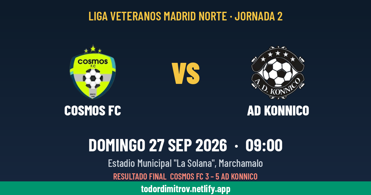 Cosmos FC vs AD Konnico
